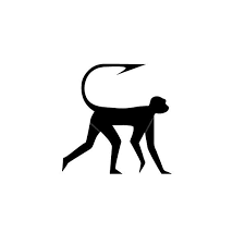 logo white monkey